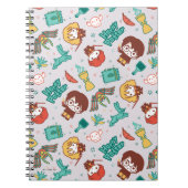 Cartoon HARRY POTTER™ Creaters & Spells Patroon Notitieboek (Voorkant)