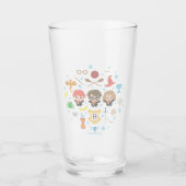 Cartoon Harry Potter Cross-Stitch Collage Glas (Voorkant)