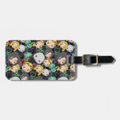 Cartoon Harry Potter Death Eaters Toss Pattern Bagagelabel (Voorkant horizontaal)