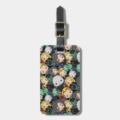 Cartoon Harry Potter Death Eaters Toss Pattern Bagagelabel (Voorkant verticaal)