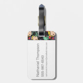 Cartoon Harry Potter Death Eaters Toss Pattern Bagagelabel (Achterkant verticaal)