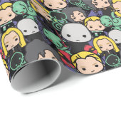 Cartoon Harry Potter Death Eaters Toss Pattern Cadeaupapier (Rol Hoek)