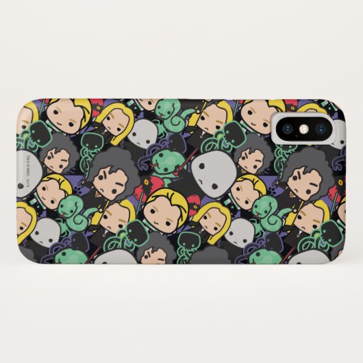 Cartoon Harry Potter Death Eaters Toss Pattern Case-Mate iPhone Case (Achterkant (horizontaal))