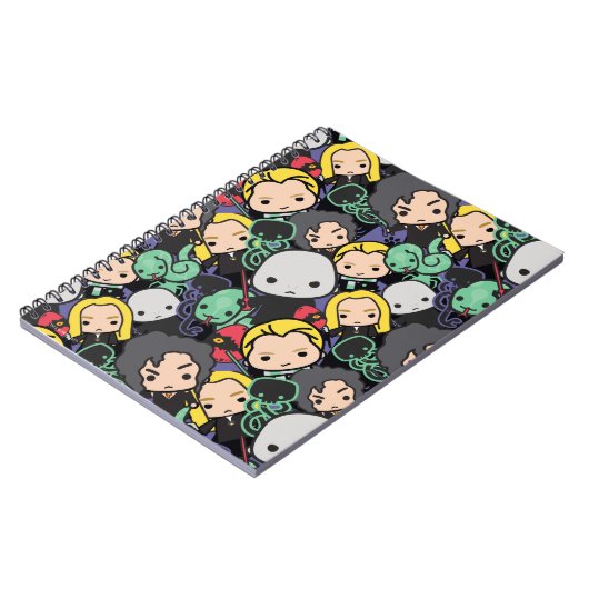 Cartoon Harry Potter Death Eaters Toss Pattern Notitieboek (Linkerzijde)