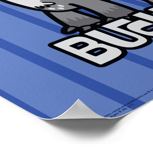 Cartoon Harry Potter en Buckbeak Poster (Hoek)