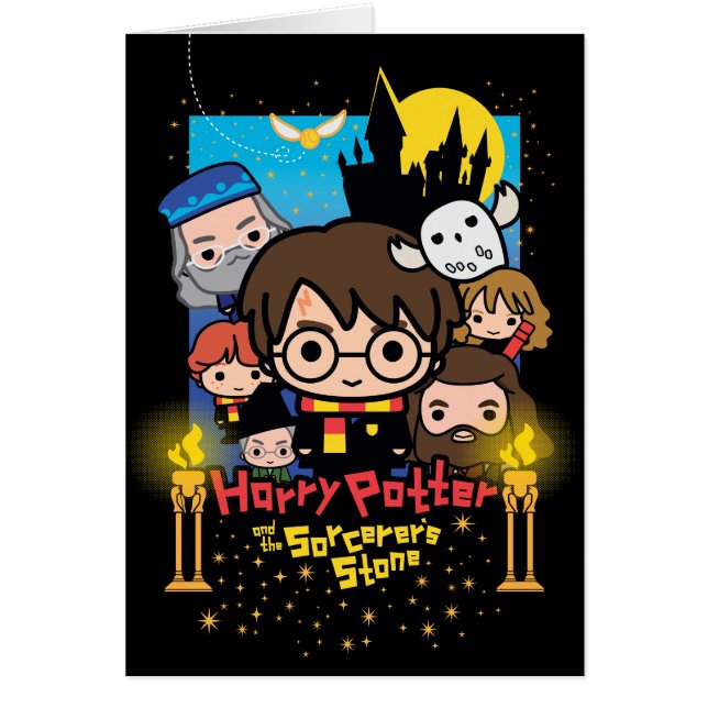 Cartoon Harry Potter en de Sorcerers Stone (Voorkant)