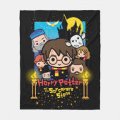 Cartoon Harry Potter en de Sorcerers Stone Fleece Deken (Voorkant)