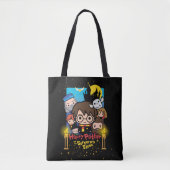 Cartoon Harry Potter en de Sorcerers Stone Tote Bag (Voorkant)
