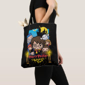 Cartoon Harry Potter en de Steen der Wijzen Tote Bag (Dichtbij)