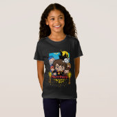 Cartoon Harry Potter en de Steen van de Tovenaar T-shirt (Voorkant volledig)