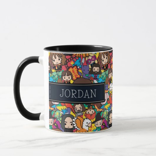 Cartoon Harry Potter Karakter | Voeg je naam toe Mok (Links)