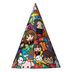 Cartoon Harry Potter Karakter Worp Patroon Feesthoedjes
