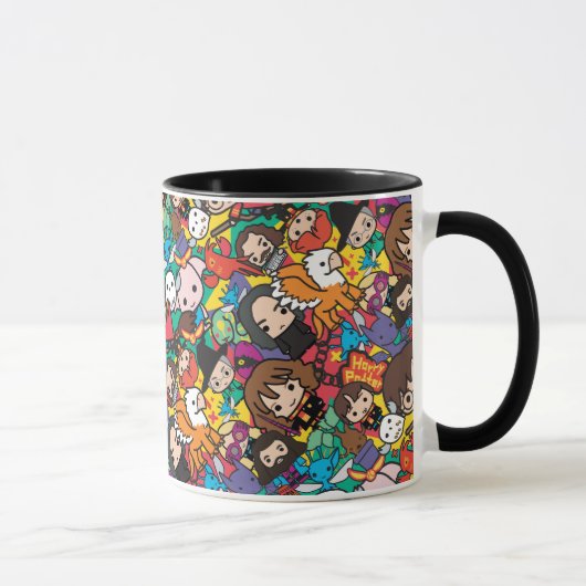 Cartoon Harry Potter Karakter Worp Patroon Mok (Rechts)