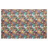 Cartoon Harry Potter Karakter Worp Patroon Stof (Fat Quarter)