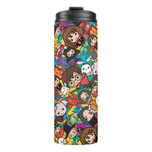 Cartoon Harry Potter Karakter Worp Patroon Thermosbeker