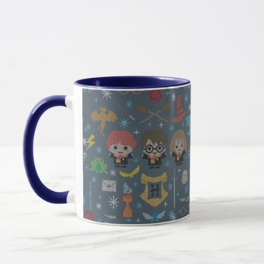 Cartoon Harry Potter Kruissteek Collage Mok (Links)