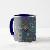 Cartoon Harry Potter Kruissteek Collage Mok (Voorkant links)
