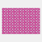 Cartoon Harry Potter Magic Icons Toss Pattern Inpakpapier Vel (Voorkant)