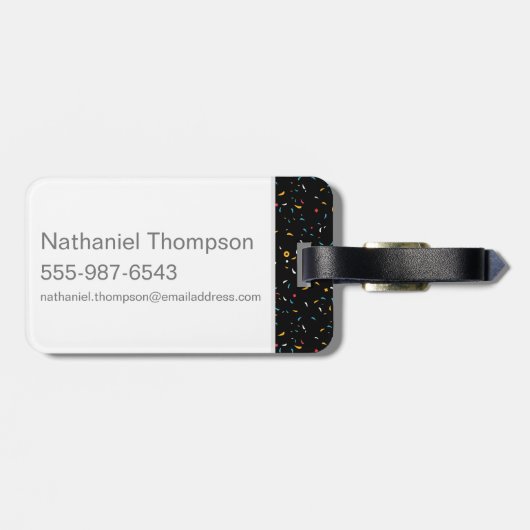 Cartoon Harry Potter Quidditch Seeker Bagagelabel (Achterkant horizontaal)