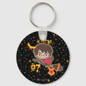 Cartoon Harry Potter Quidditch Seeker Sleutelhanger (Voorkant)