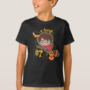 Cartoon Harry Potter Quidditch Seeker T-shirt