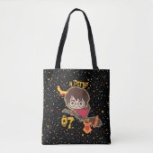 Cartoon Harry Potter Quidditch Seeker Tote Bag (Voorkant)