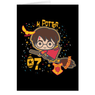 Cartoon Harry Potter Quidditch Zoeker