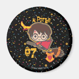 Cartoon Harry Potter Quidditch Zoeker Magneet