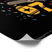 Cartoon Harry Potter Quidditch Zoeker Poster (Hoek)