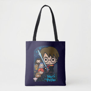 Cartoon Harry Potter Tote Bag