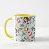 Cartoon HARRY POTTER™ Wezens & Spreuken Patroon Mok (Links)