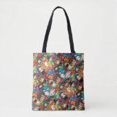 Cartoon Harry Potter Worp Patroon Tote Bag (Voorkant)