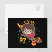Cartoon Harry Potter Zwerkbal Zoeker Briefkaart (Voorkant / Achterkant)