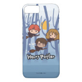 Cartoon Harry, Ron en Hermione vliegen in Bos Case-Mate iPhone Case (Achterkant)