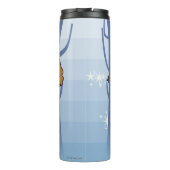 Cartoon Harry, Ron en Hermione vliegen in Bos Thermosbeker (Achterkant)