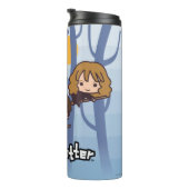 Cartoon Harry, Ron en Hermione vliegen in Bos Thermosbeker (Geroteerd rechts)