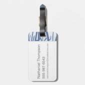 Cartoon Harry, Ron en Hermione vliegen in Bossen Bagagelabel (Achterkant verticaal)