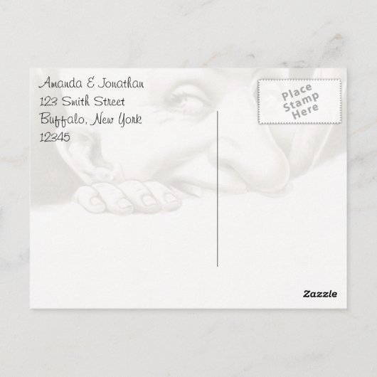  Cartoon Hartelijk dank Briefkaart (Achterkant)