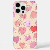 Cartoon Hearts Case-Mate iPhone Case (Achterkant)