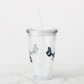 Cartoon Helikopter Acryl Drinkbeker (Links)