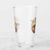 Cartoon helikopter glas (Links)