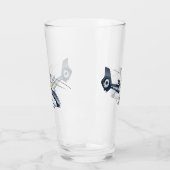 Cartoon Helikopter Glas (Links)