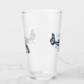 Cartoon Helikopter Glas (Rechts)