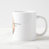 Cartoon helikopter grote koffiekop (Rechts)