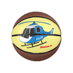 Cartoon helikopter helikopter helikopter van de po basketbal