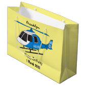 Cartoon helikopter helikopter helikopter van de po groot cadeauzakje (Voorkant Gekanteld)