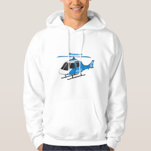 Cartoon helikopter helikopter helikopter van de po hoodie