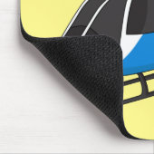 Cartoon helikopter helikopter helikopter van de po muismat (Hoek)