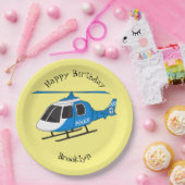 Cartoon helikopter helikopter helikopter van de po papieren bordje (Feest)