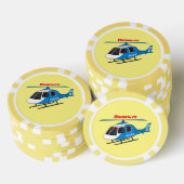 Cartoon helikopter helikopter helikopter van de po poker chips (Opstapeling)